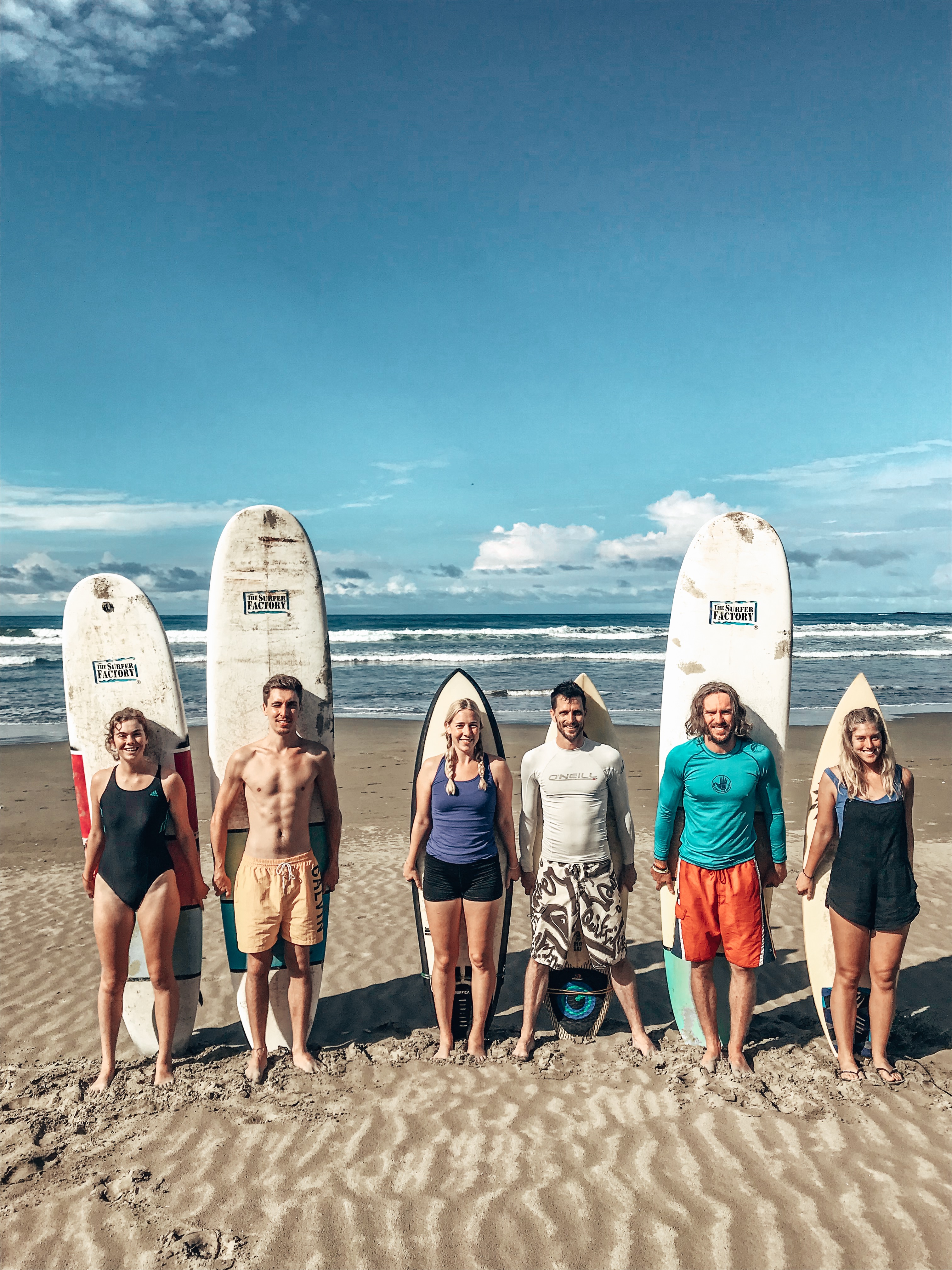 Surfers at Hola Ola Hostel